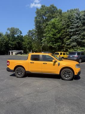 Yellow 2022 Ford Maverick XLT