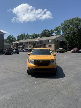 Yellow 2022 Ford Maverick XLT