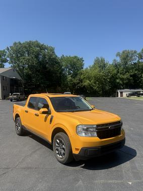 Yellow 2022 Ford Maverick XLT