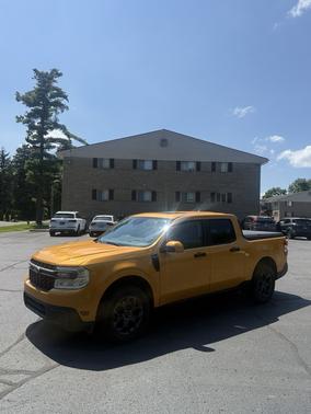Yellow 2022 Ford Maverick XLT