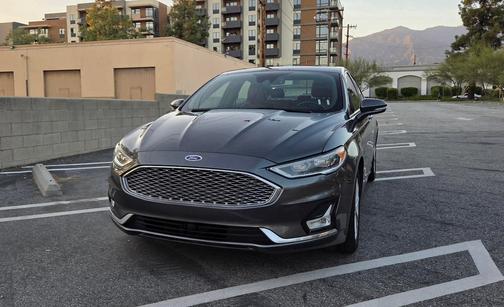Gray 2019 Ford Fusion Energi Titanium
