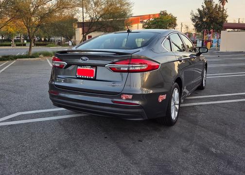 Gray 2019 Ford Fusion Energi Titanium