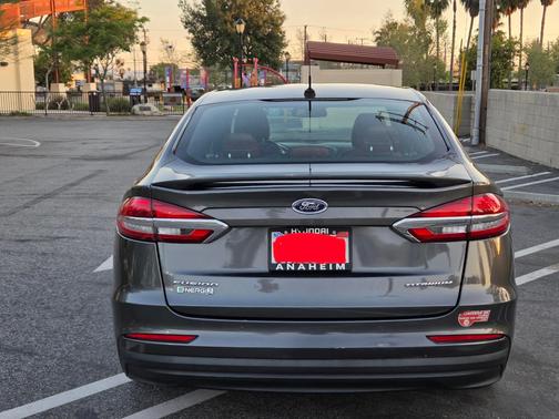 Gray 2019 Ford Fusion Energi Titanium