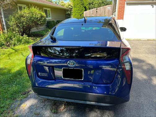 Blue 2017 Toyota Prius Two