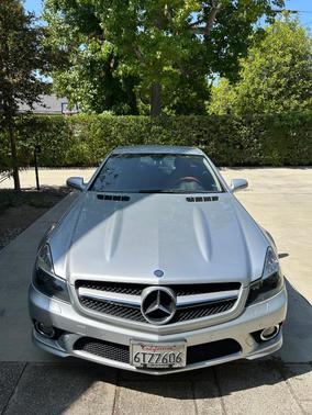 Silver 2009 Mercedes-Benz SL-Class SL550 Roadster