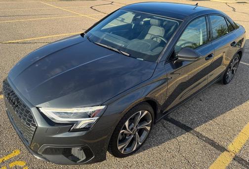 Gray 2022 Audi A3 Premium Plus