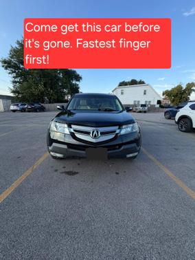 Black 2009 Acura MDX Base
