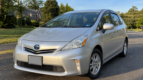 Gray 2013 Toyota Prius v Two