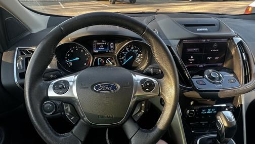 Red 2013 Ford Escape SEL