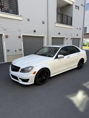 White 2012 Mercedes-Benz C-Class C 63 AMG