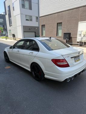 White 2012 Mercedes-Benz C-Class C 63 AMG