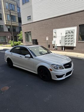 White 2012 Mercedes-Benz C-Class C 63 AMG