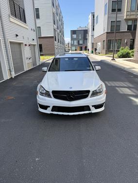 White 2012 Mercedes-Benz C-Class C 63 AMG