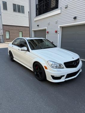 White 2012 Mercedes-Benz C-Class C 63 AMG