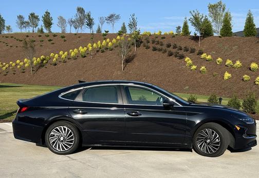 Black 2023 Hyundai SONATA Hybrid Limited