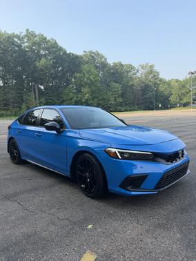 Blue 2023 Honda Civic Sport