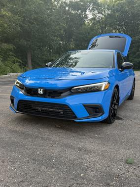 Blue 2023 Honda Civic Sport