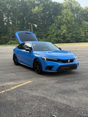 Blue 2023 Honda Civic Sport