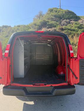 Red 2017 Chevrolet Express 2500 Work Van