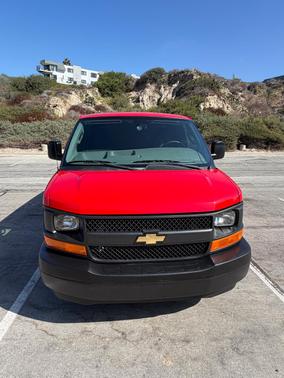 Red 2017 Chevrolet Express 2500 Work Van