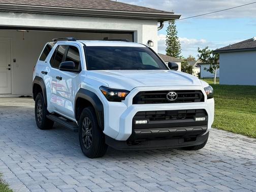 White 2025 Toyota 4Runner SR5