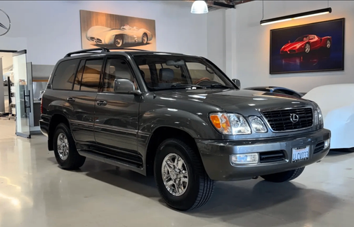 Gray 2000 Lexus LX 470 Base