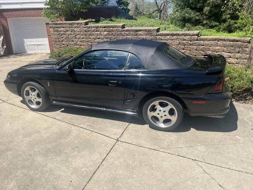 Black 1997 Ford Mustang Cobra