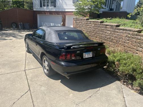 Black 1997 Ford Mustang Cobra