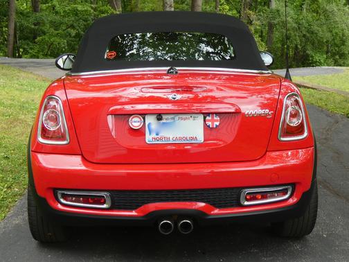 Red 2015 MINI Roadster Cooper S