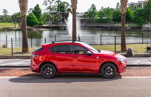 Red 2024 Alfa Romeo Stelvio Quadrifoglio Carbon