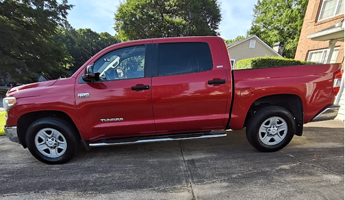 Red 2014 Toyota Tundra SR5