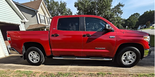 Red 2014 Toyota Tundra SR5