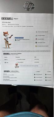 White 2016 Kia Soul Base
