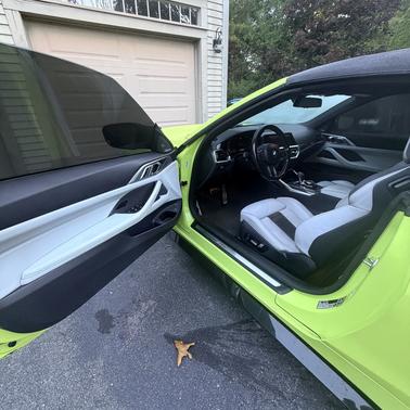 Yellow 2022 BMW M4 Competition xDrive