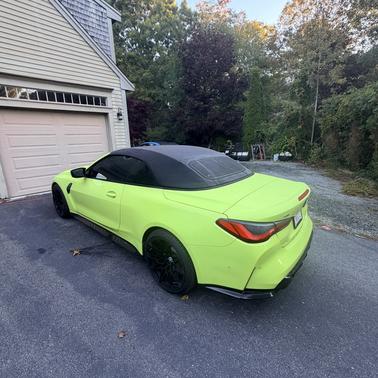 Yellow 2022 BMW M4 Competition xDrive