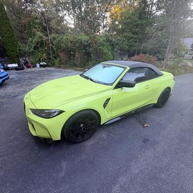 Yellow 2022 BMW M4 Competition xDrive