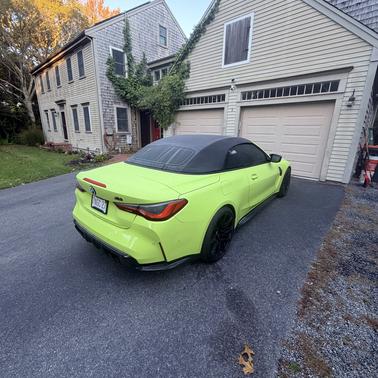 Yellow 2022 BMW M4 Competition xDrive