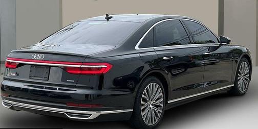 Blue 2019 Audi A8 L 55