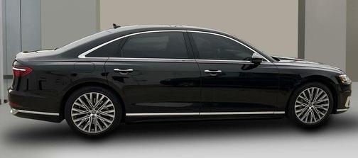 Blue 2019 Audi A8 L 55