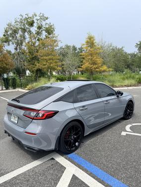 Gray 2025 Honda Civic Hybrid Sport
