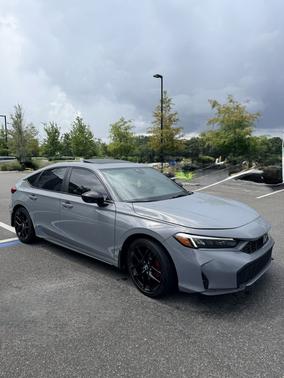 Gray 2025 Honda Civic Hybrid Sport