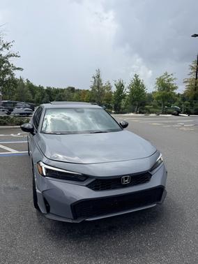Gray 2025 Honda Civic Hybrid Sport