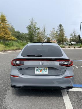 Gray 2025 Honda Civic Hybrid Sport