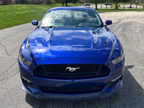 Blue 2015 Ford Mustang GT