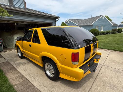 Yellow 2002 Chevrolet Blazer Xtreme