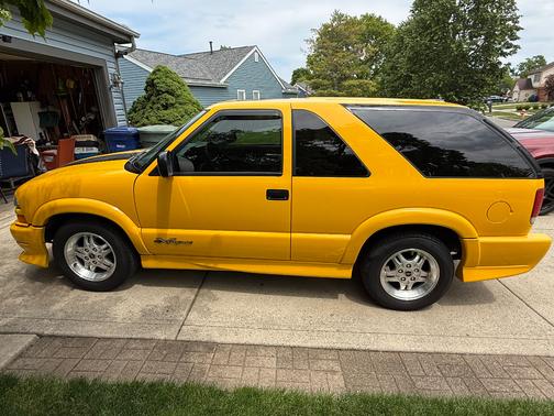 Yellow 2002 Chevrolet Blazer Xtreme