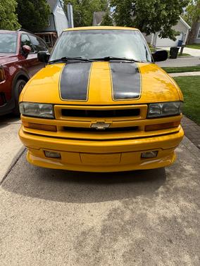 Yellow 2002 Chevrolet Blazer Xtreme