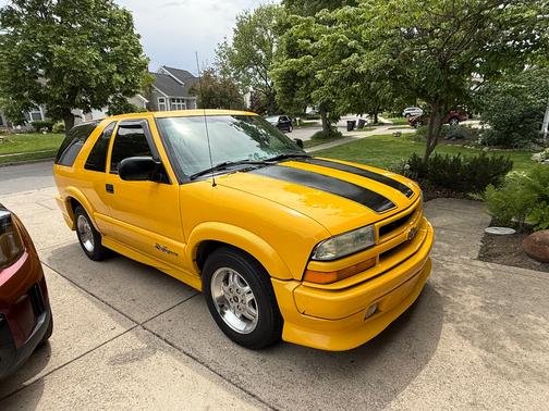 Yellow 2002 Chevrolet Blazer Xtreme