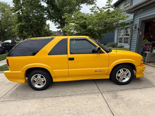 Yellow 2002 Chevrolet Blazer Xtreme