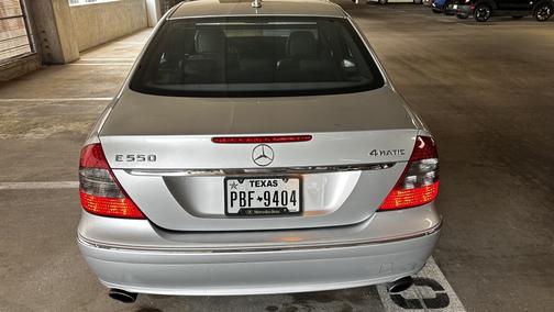 Silver 2008 Mercedes-Benz E-Class E 550 4MATIC
